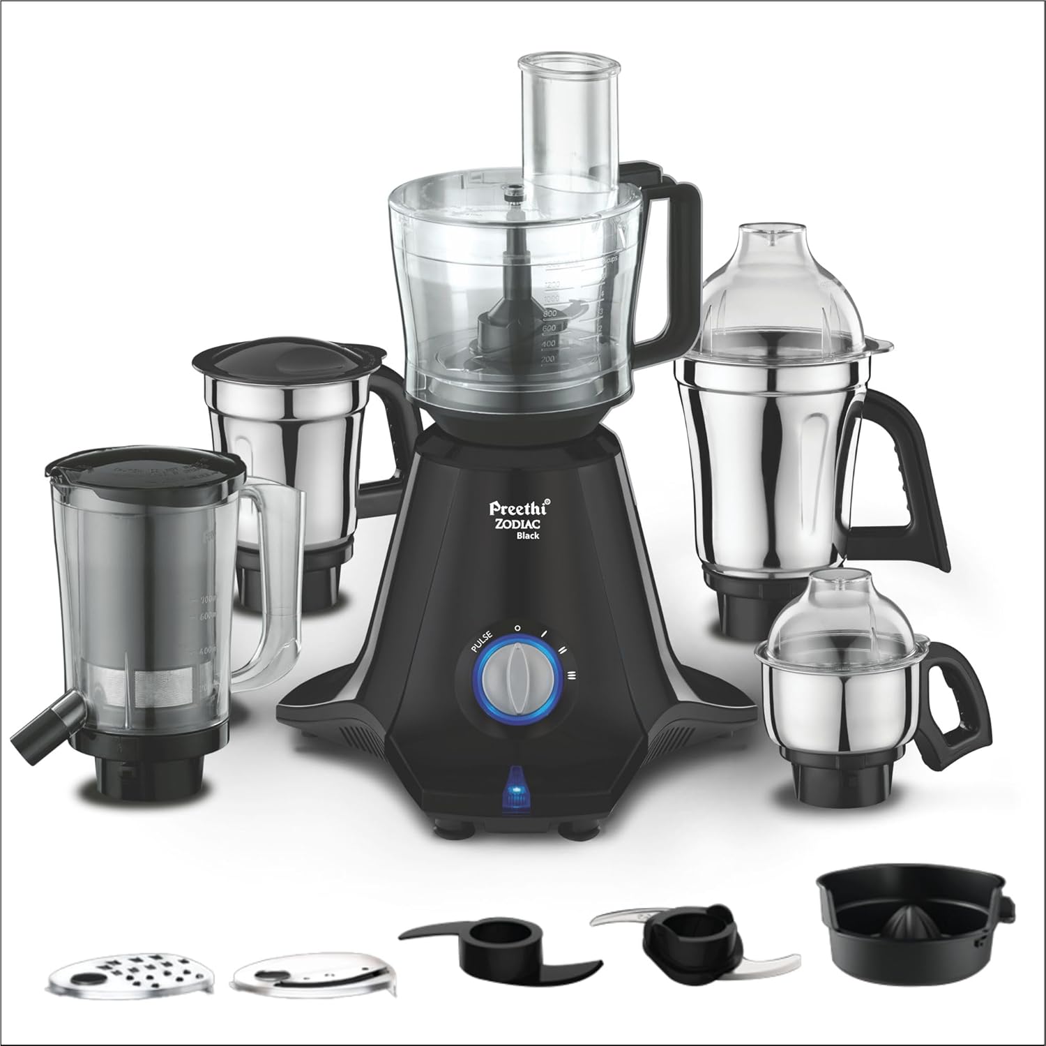 Preethi Zodiac Black Mixer Grinder